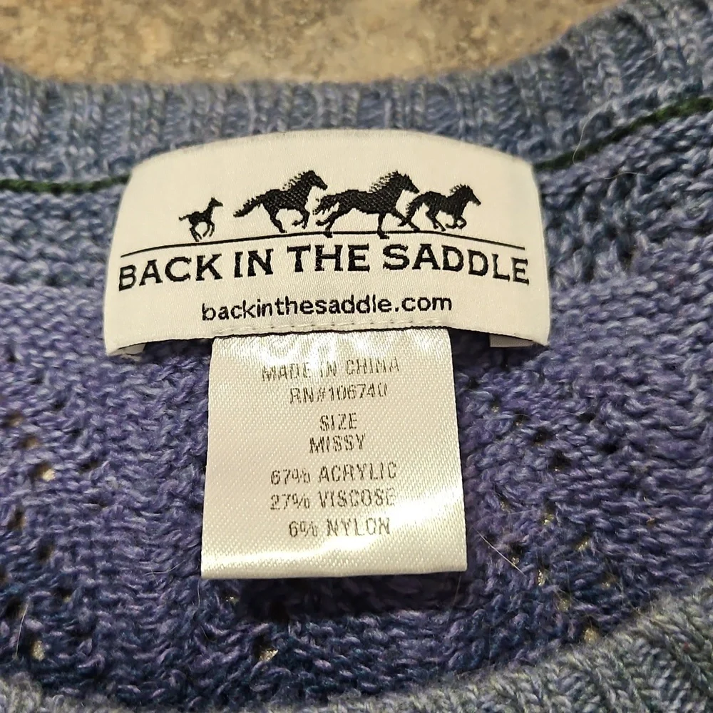 Back In The Saddle Ombre Sweater Fringe Poncho Size Missy